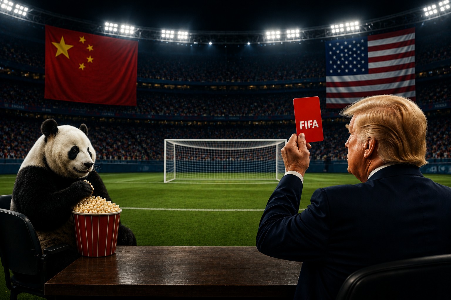 Campionatul Mondial: Cum a câștigat China în fața lui Trump fără să participe 1 China SUA Campionatul Mondial