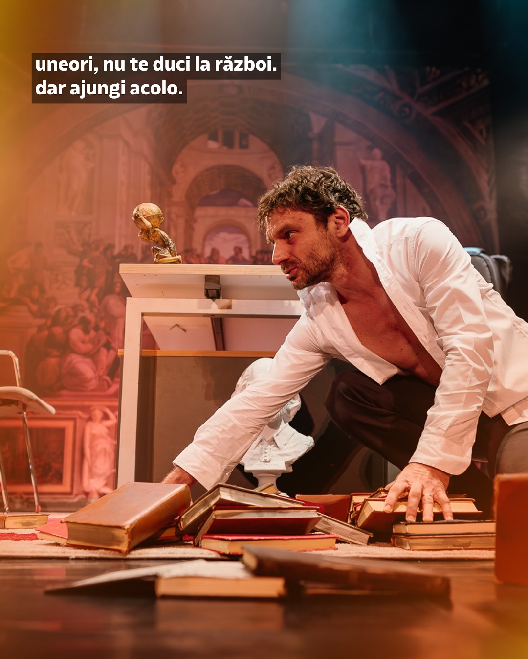 Marius Turdeanu în Oleanna, la Teatrul Excelsior