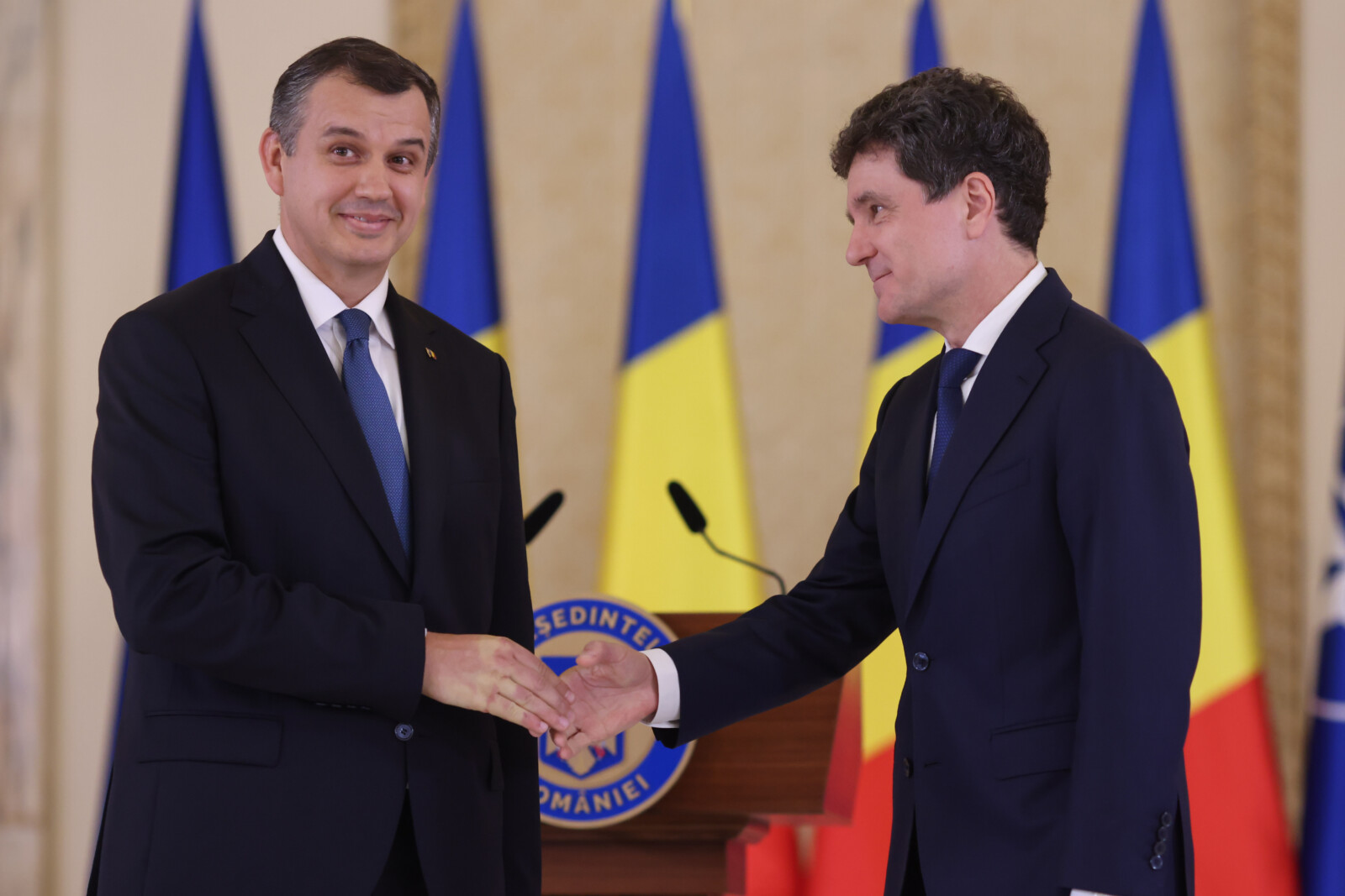 Nicușor Dan la desemnarea lui Eugen Tomac