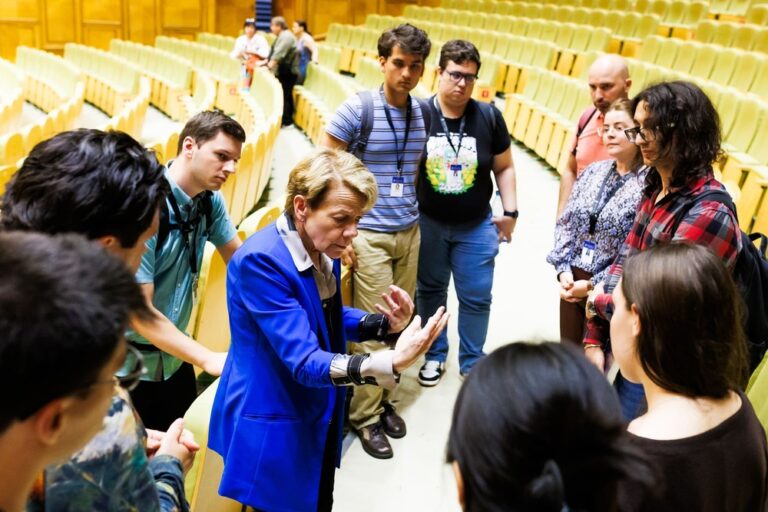 Marin Alsop la masterclassul de dirijat. Concursul Enescu 2026. foto Petruca Tanase 229