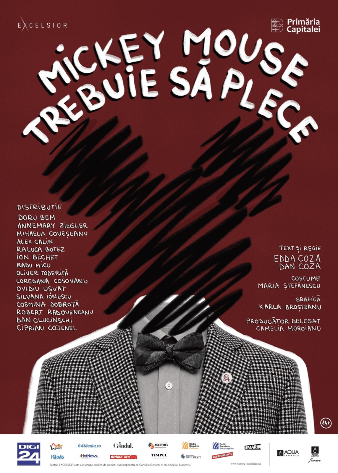„Mickey Mouse trebuie să plece” la Excelsior sau cum arată teatrul viitorului 3 Teatrul EXCELSIOR. Mickey Mouse trebuie să plece