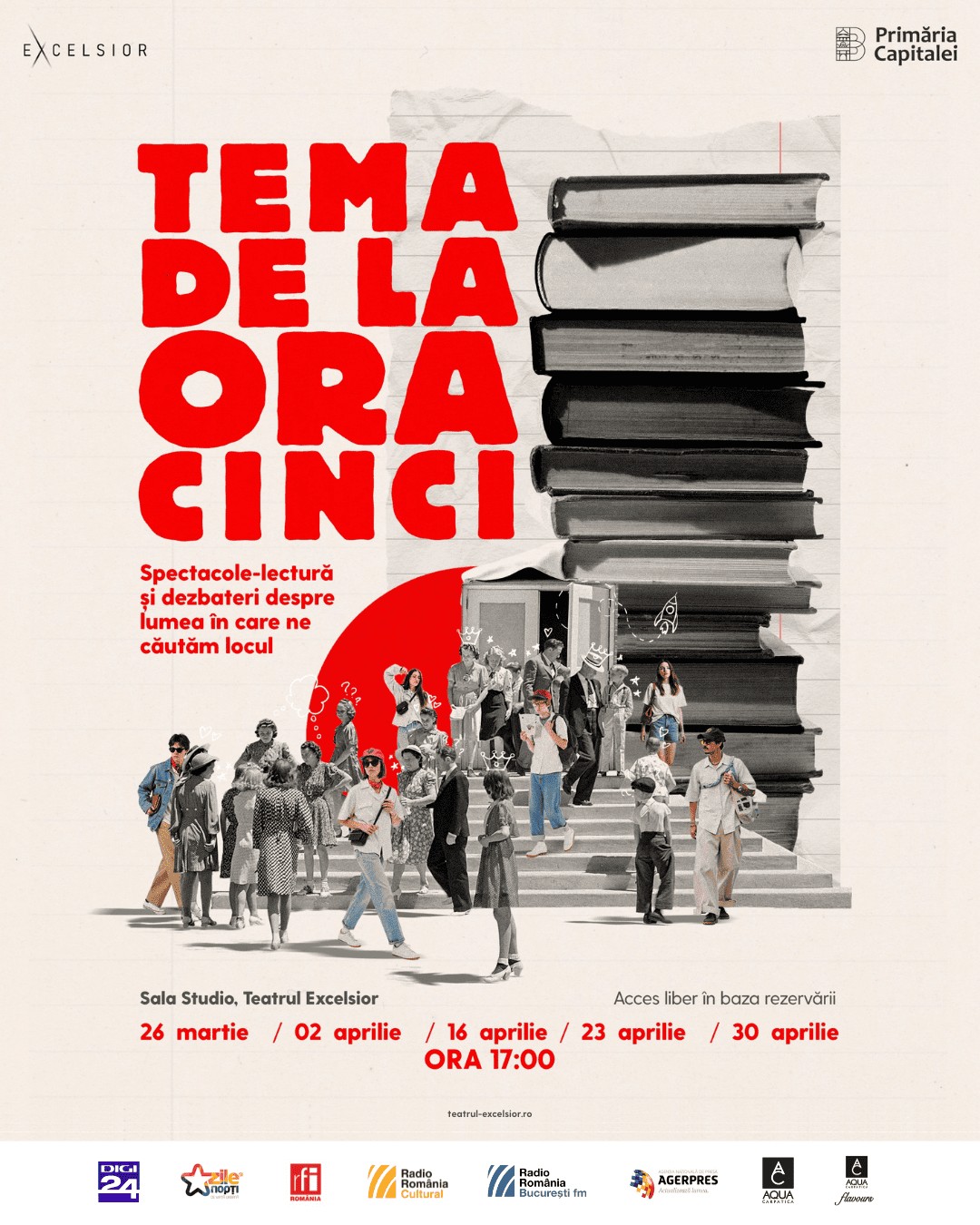 Teatrul Excelsior pune la treabă adolescenții: „Tema de la ora cinci” 1 Teatrul excelsior - Tema de la ora cinci