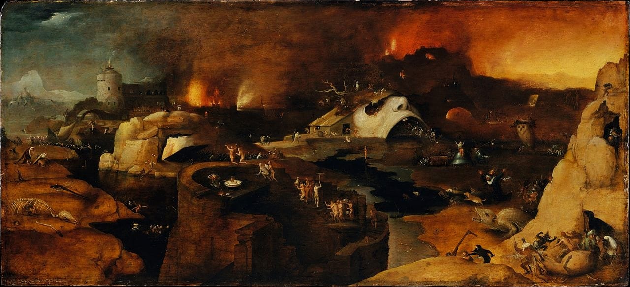 Hieronymus Bosch - Christ's Descent into Hell / Metropolitan Museum New York - arta