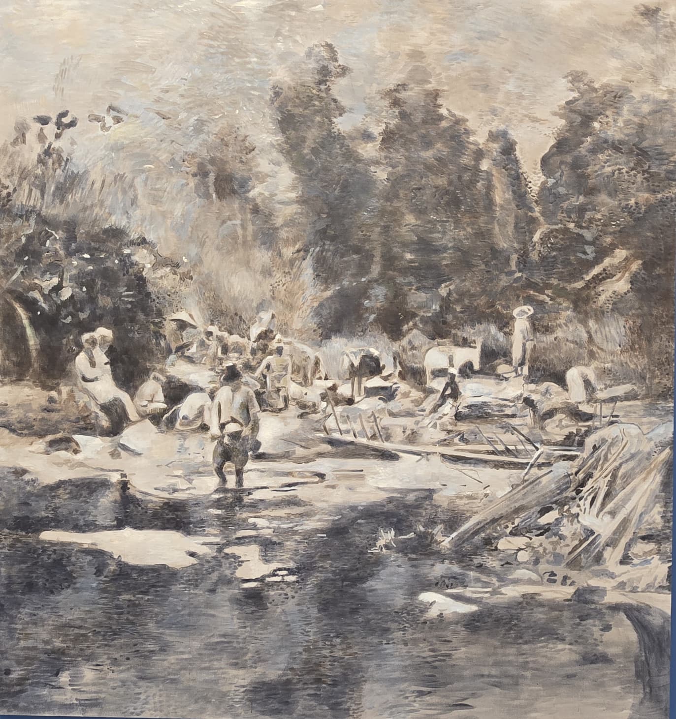 Bienala de artă de la Veneția: Sawangwongse Yawnghwe despre dictatură, exil și democrație 4 The Bed of Gold Stream (2024) - Sawangwongse Yawnghwe