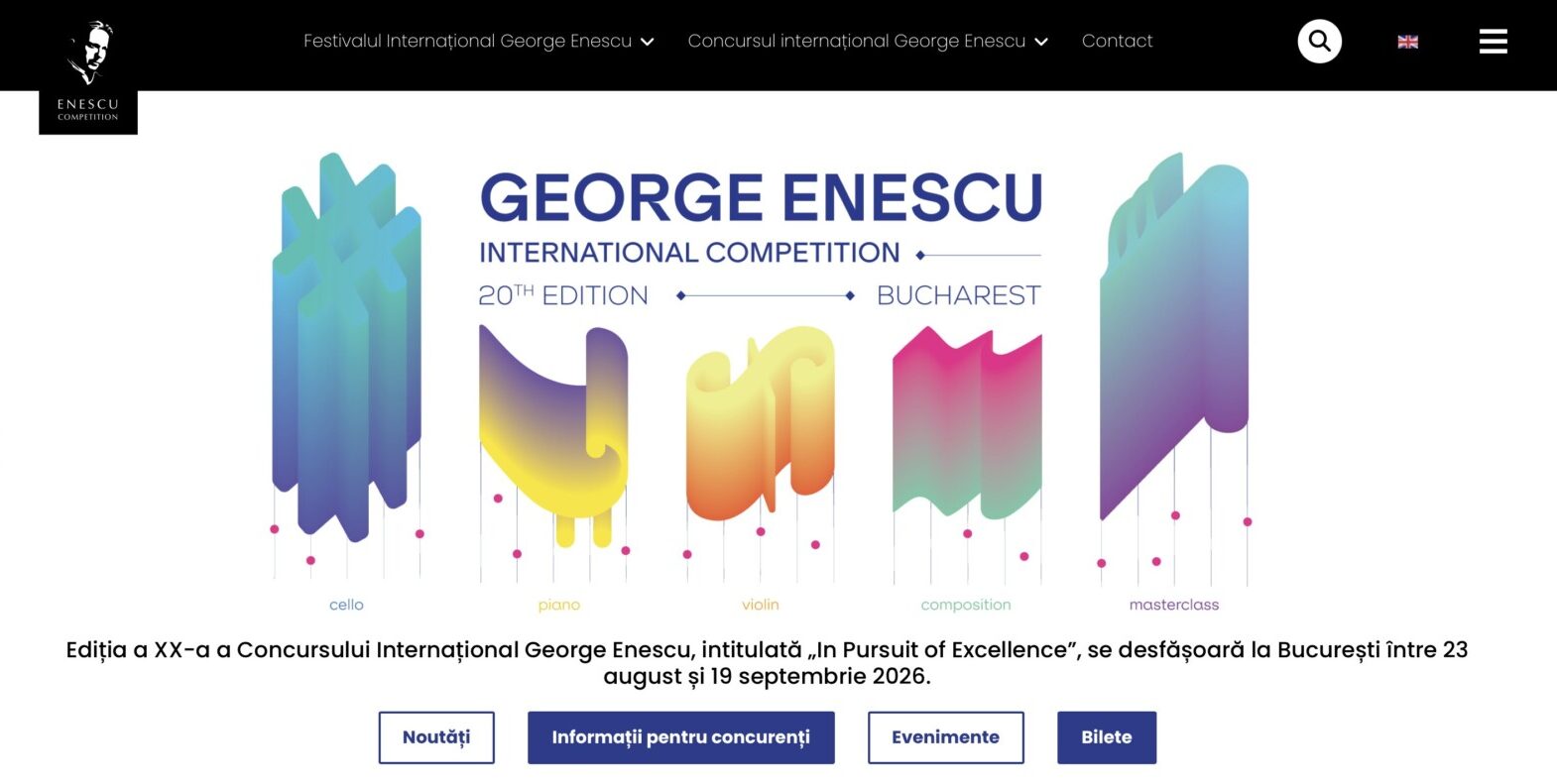 Concursul Internațional George Enescu 2026: Record de înscrieri și o competiție care aduce la București cei mai promițători tineri muzicieni din lume 1 Concursul Internațional George Enescu